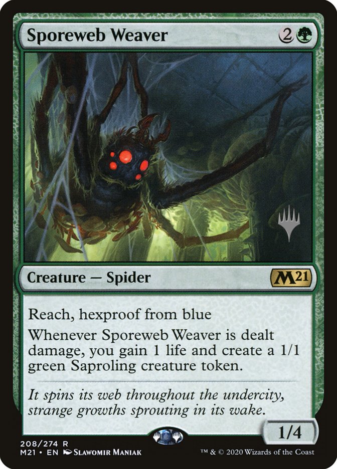 Sporeweb Weaver (Promo Pack) [Core Set 2021 Promos] | Gear Gaming Bentonville