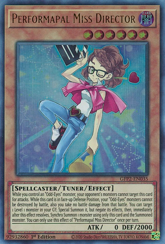 Performapal Miss Director [GFP2-EN035] Ultra Rare | Gear Gaming Bentonville