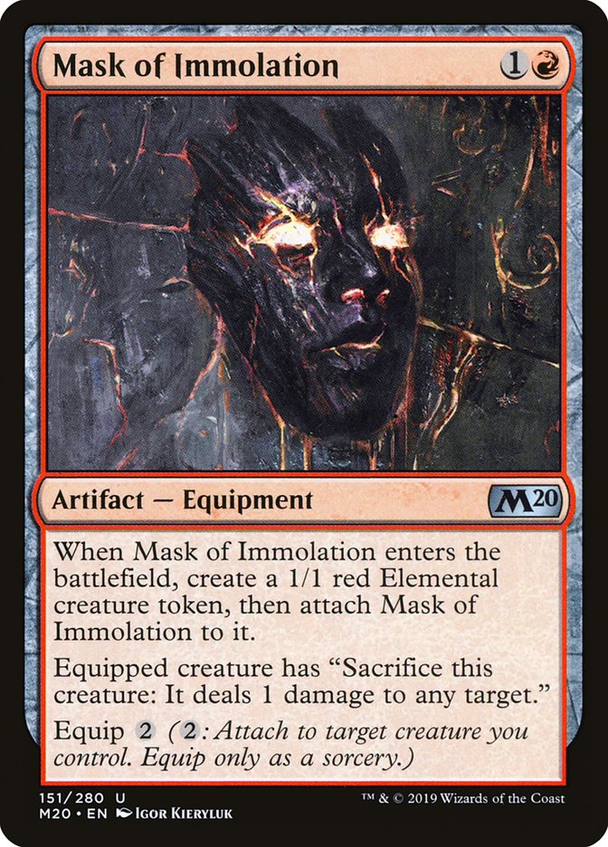 Mask of Immolation [Core Set 2020] | Gear Gaming Bentonville