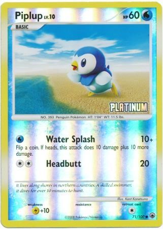 Piplup (71/100) [Burger King Promos: 2009 Collection] | Gear Gaming Bentonville