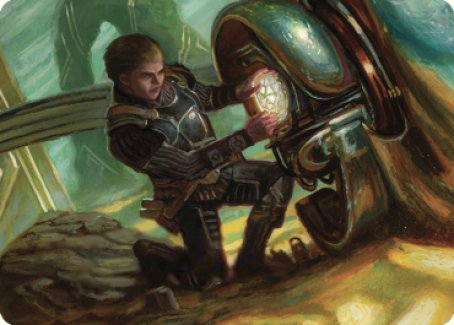 Urza, Powerstone Prodigy Art Card [The Brothers' War Art Series] | Gear Gaming Bentonville