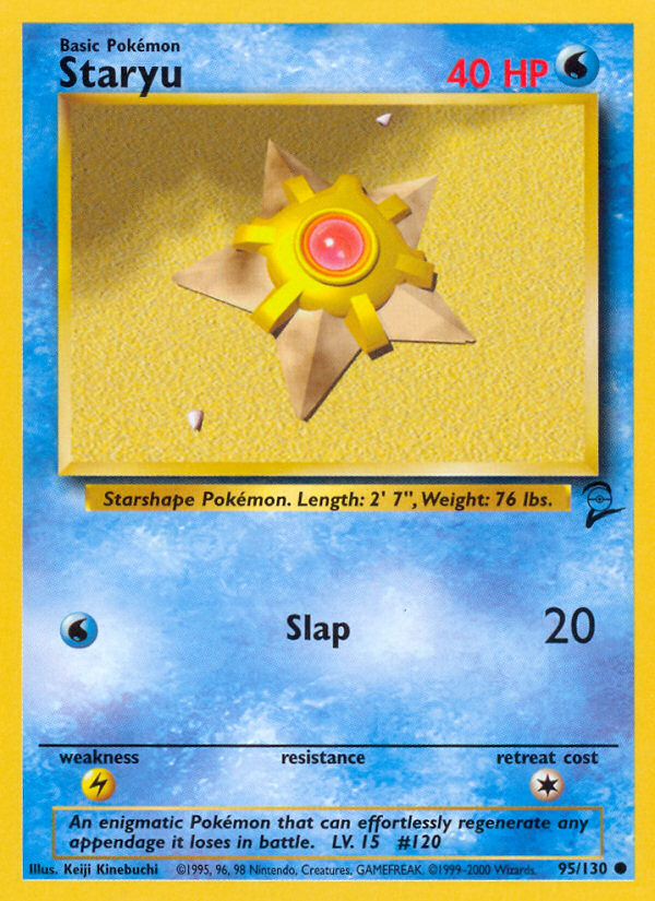 Staryu (95/130) [Base Set 2] | Gear Gaming Bentonville