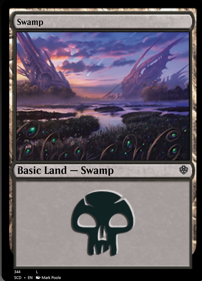 Swamp (344) [Starter Commander Decks] | Gear Gaming Bentonville