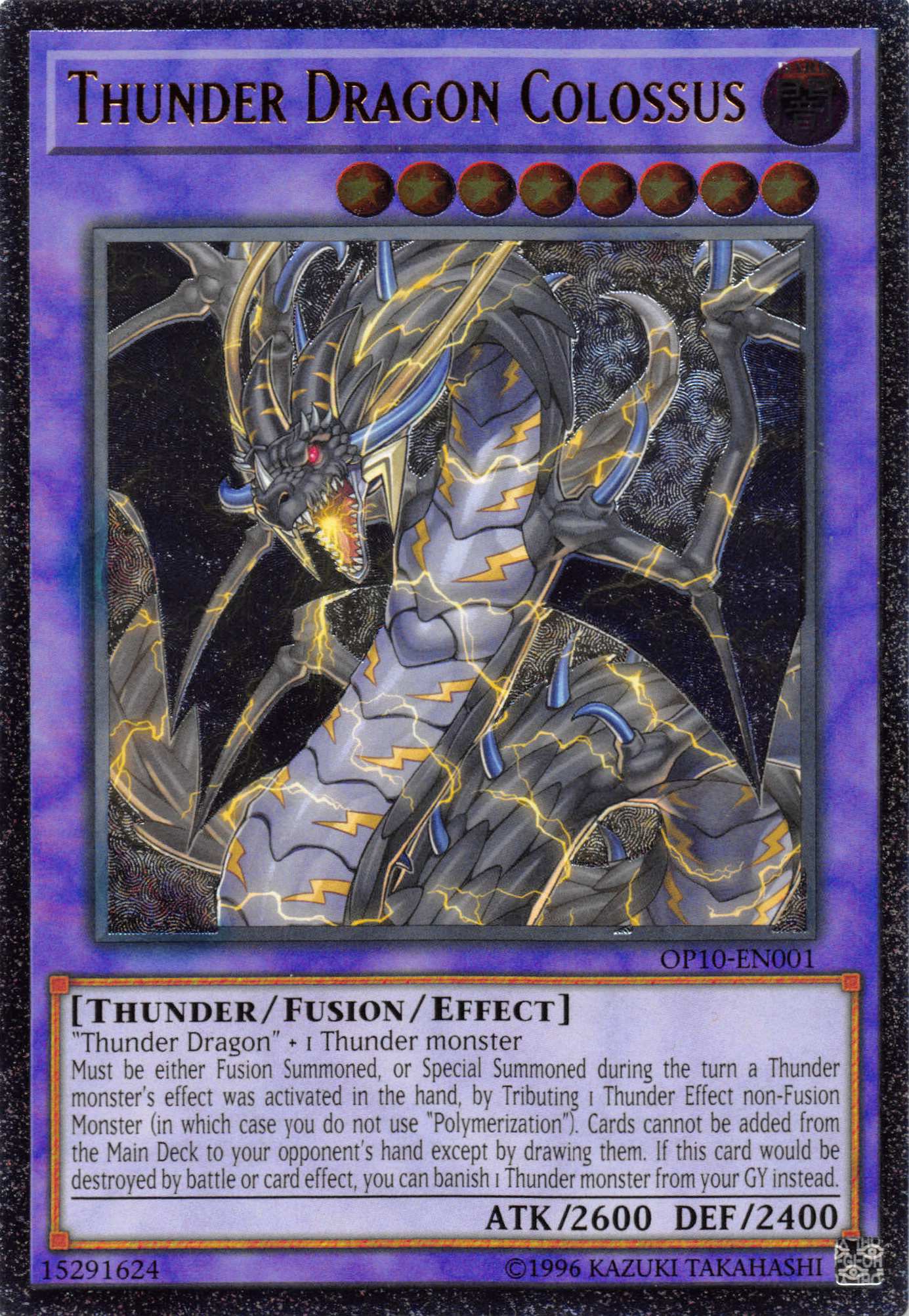 Thunder Dragon Colossus [OP10-EN001] Ultimate Rare | Gear Gaming Bentonville