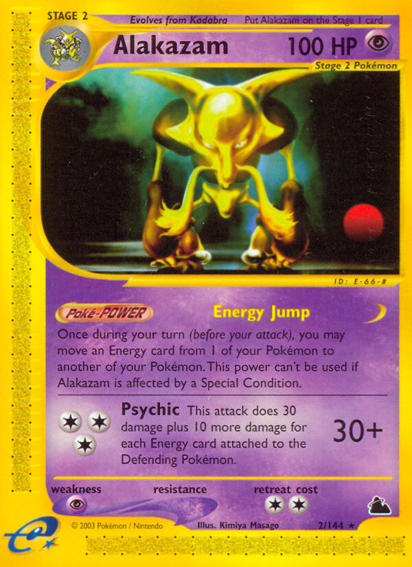 Alakazam (2/144) [Skyridge] | Gear Gaming Bentonville