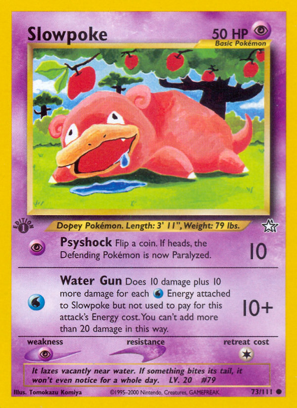 Slowpoke (73/111) [Neo Genesis 1st Edition] | Gear Gaming Bentonville