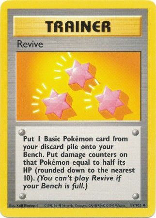 Revive (89/102) [Base Set Unlimited] | Gear Gaming Bentonville