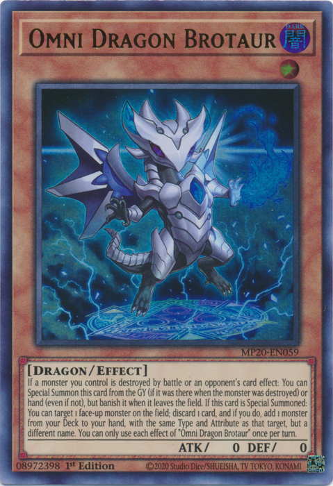 Omni Dragon Brotaur [MP20-EN059] Ultra Rare | Gear Gaming Bentonville