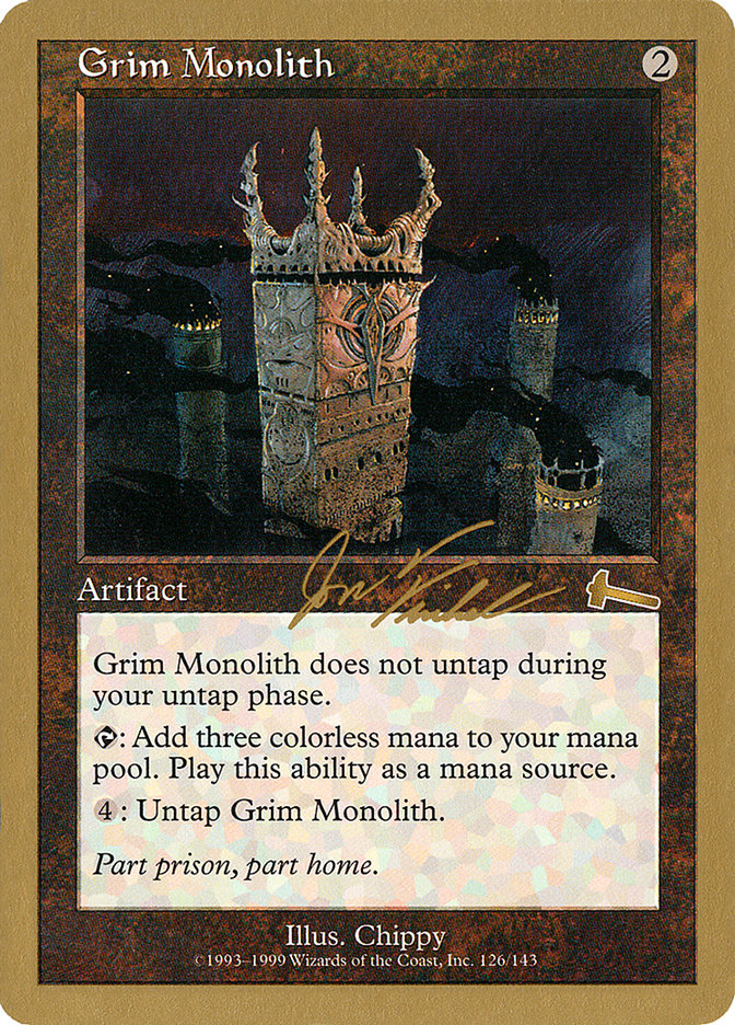 Grim Monolith (Jon Finkel) [World Championship Decks 2000] | Gear Gaming Bentonville