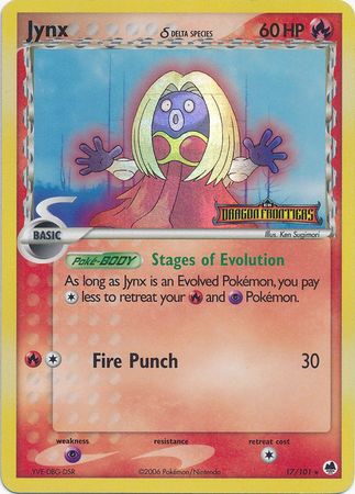 Jynx (17/101) (Delta Species) (Stamped) [EX: Dragon Frontiers] | Gear Gaming Bentonville