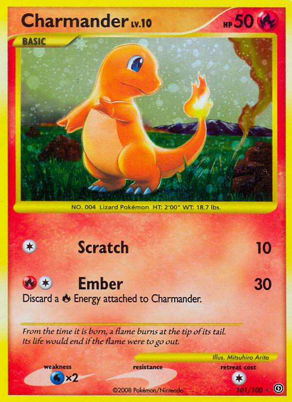 Charmander (101/100) [Diamond & Pearl: Stormfront] | Gear Gaming Bentonville