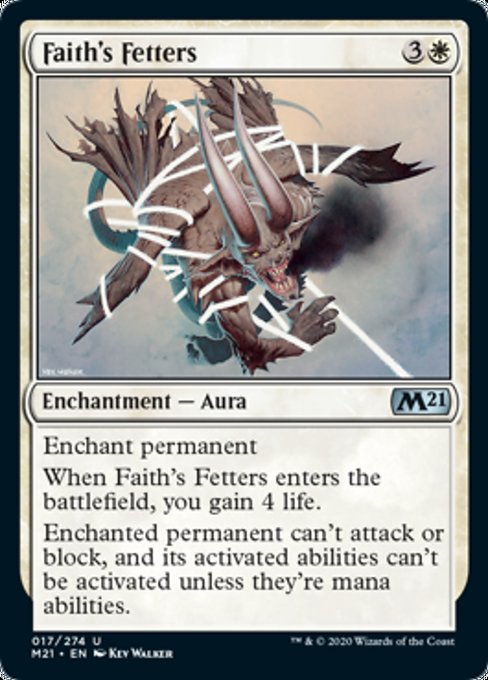 Faith's Fetters [Core Set 2021] | Gear Gaming Bentonville