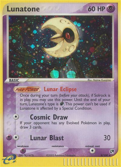 Lunatone (8/100) [EX: Sandstorm] | Gear Gaming Bentonville