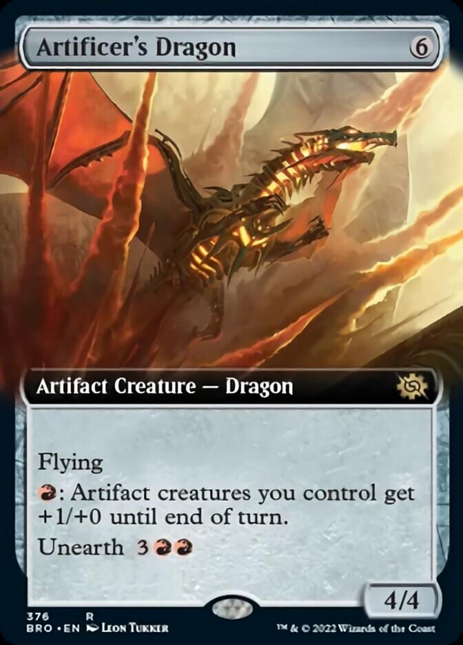 Artificer's Dragon (Extended Art) [The Brothers' War] | Gear Gaming Bentonville