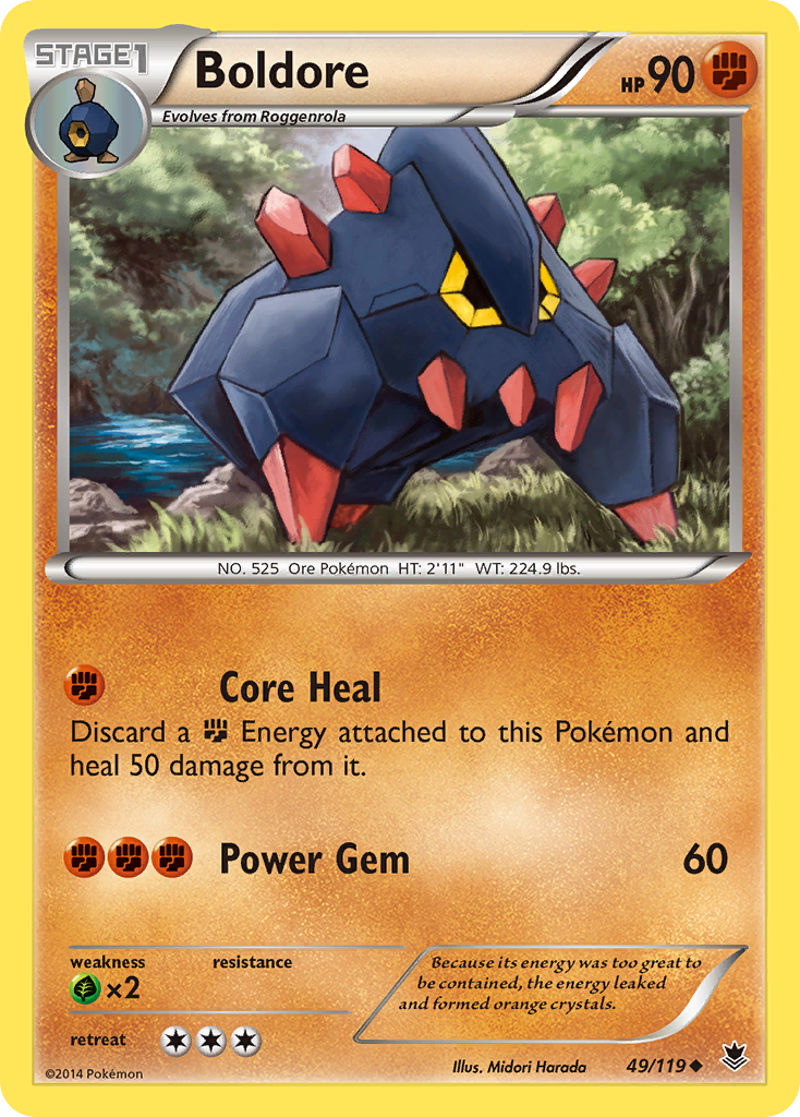 Boldore (49/119) [XY: Phantom Forces] | Gear Gaming Bentonville