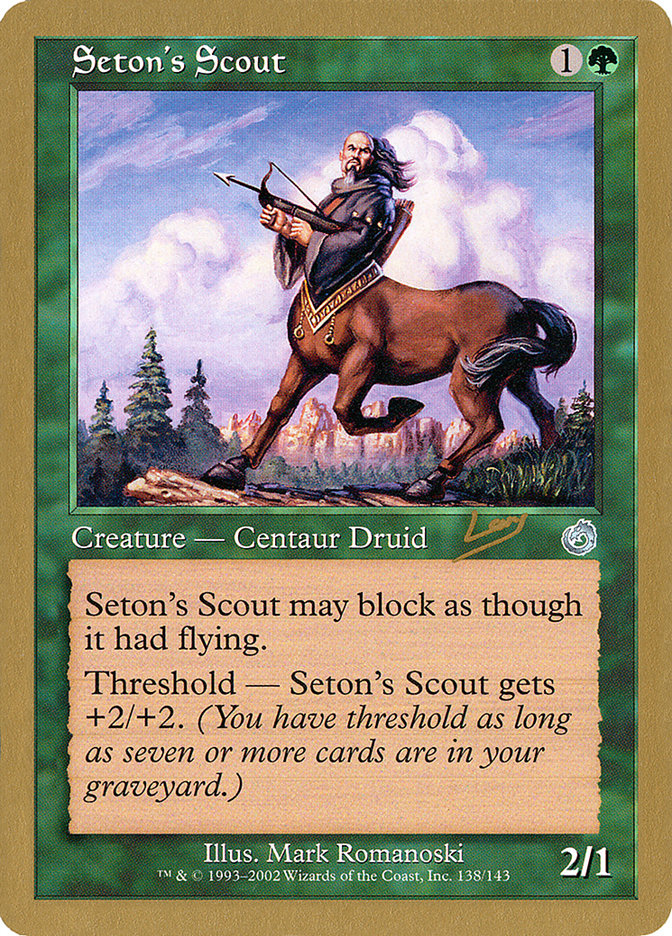 Seton's Scout (Raphael Levy) [World Championship Decks 2002] | Gear Gaming Bentonville