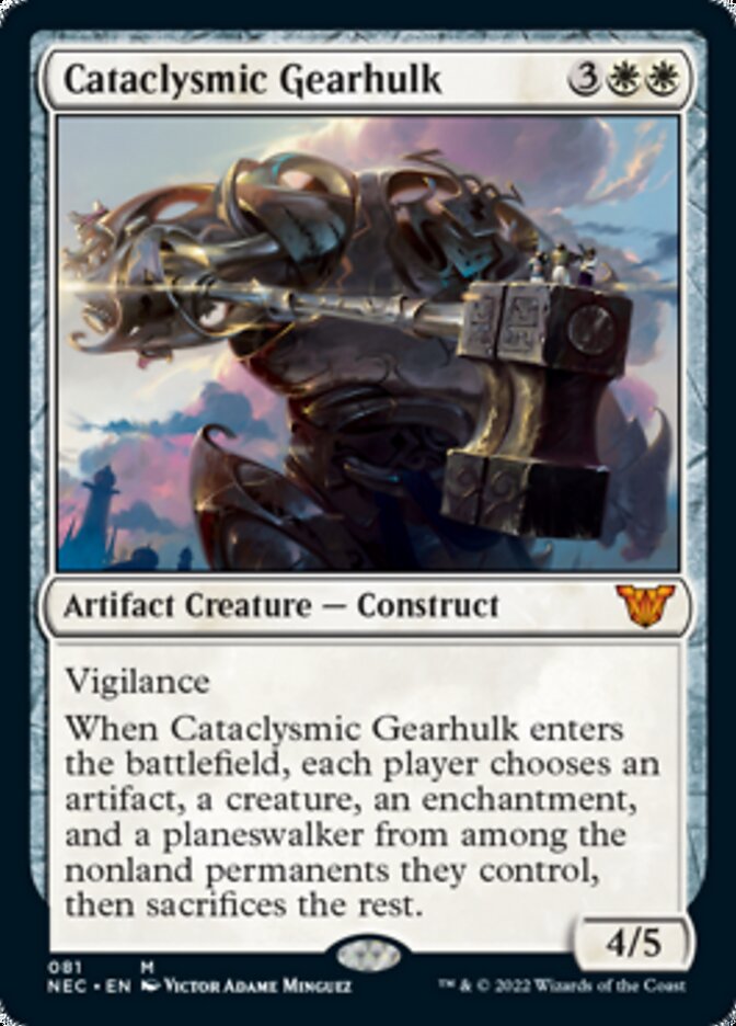 Cataclysmic Gearhulk [Kamigawa: Neon Dynasty Commander] | Gear Gaming Bentonville