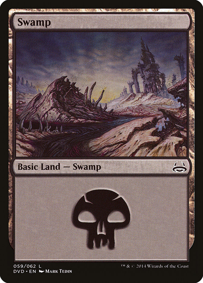 Swamp (59) (Divine vs. Demonic) [Duel Decks Anthology] | Gear Gaming Bentonville