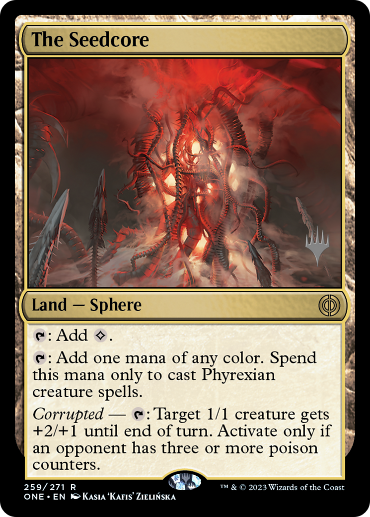 The Seedcore (Promo Pack) [Phyrexia: All Will Be One Promos] | Gear Gaming Bentonville