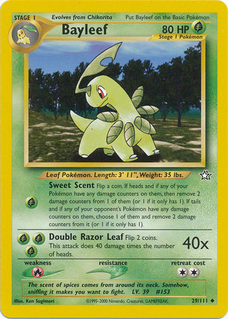 Bayleef (29/111) [Neo Genesis Unlimited] | Gear Gaming Bentonville