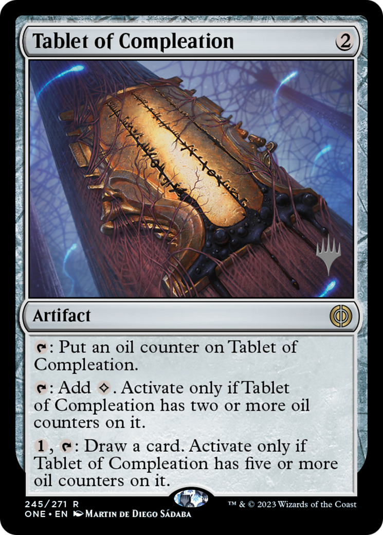 Tablet of Compleation (Promo Pack) [Phyrexia: All Will Be One Promos] | Gear Gaming Bentonville