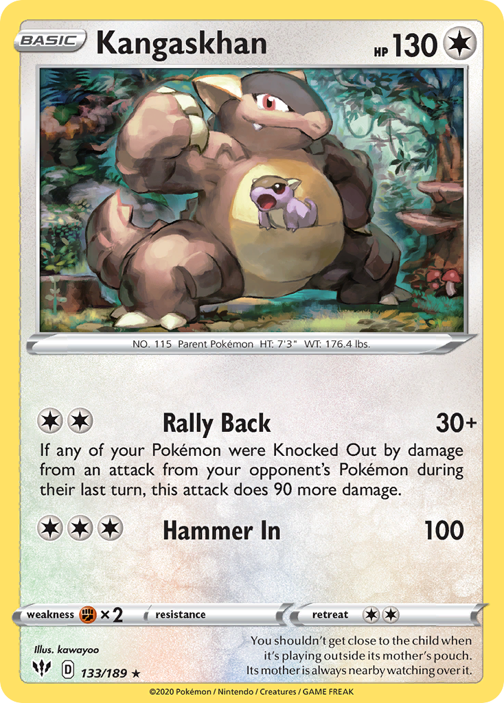 Kangaskhan (133/189) [Sword & Shield: Darkness Ablaze] | Gear Gaming Bentonville