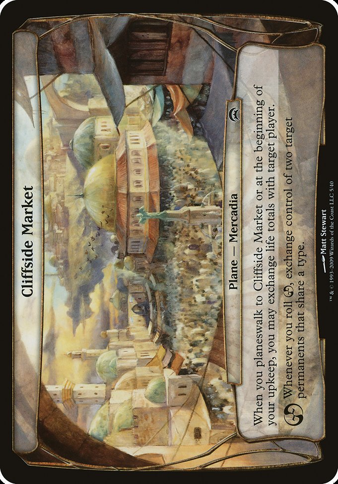 Cliffside Market (Planechase) [Oversize Cards] | Gear Gaming Bentonville