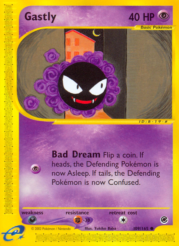 Gastly (109/165) [Expedition: Base Set] | Gear Gaming Bentonville