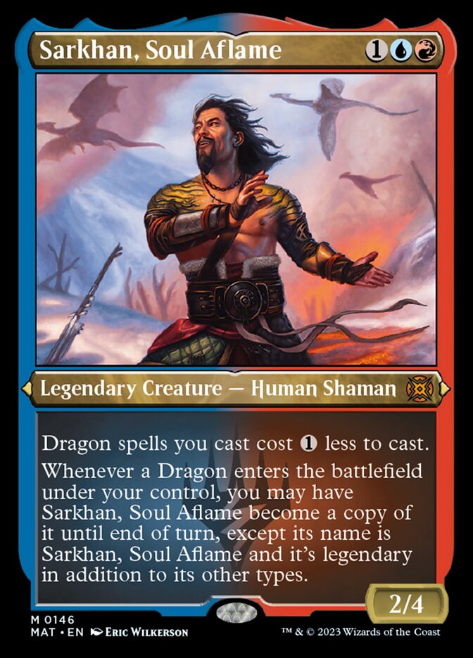 Sarkhan, Soul Aflame (Foil Etched) [March of the Machine: The Aftermath] | Gear Gaming Bentonville