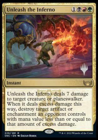 Unleash the Inferno (Promo Pack) [Streets of New Capenna Promos] | Gear Gaming Bentonville