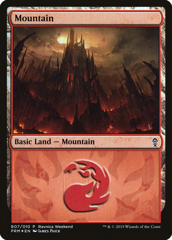 Mountain (B07) [Ravnica Allegiance Guild Kit] | Gear Gaming Bentonville