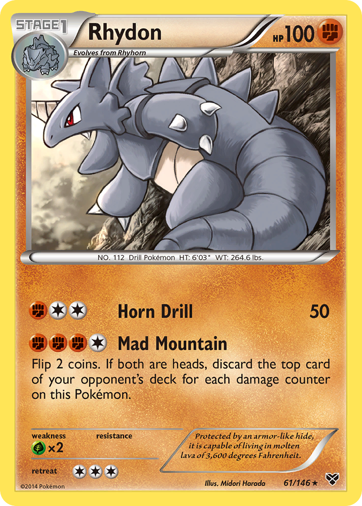 Rhydon (61/146) [XY: Base Set] | Gear Gaming Bentonville