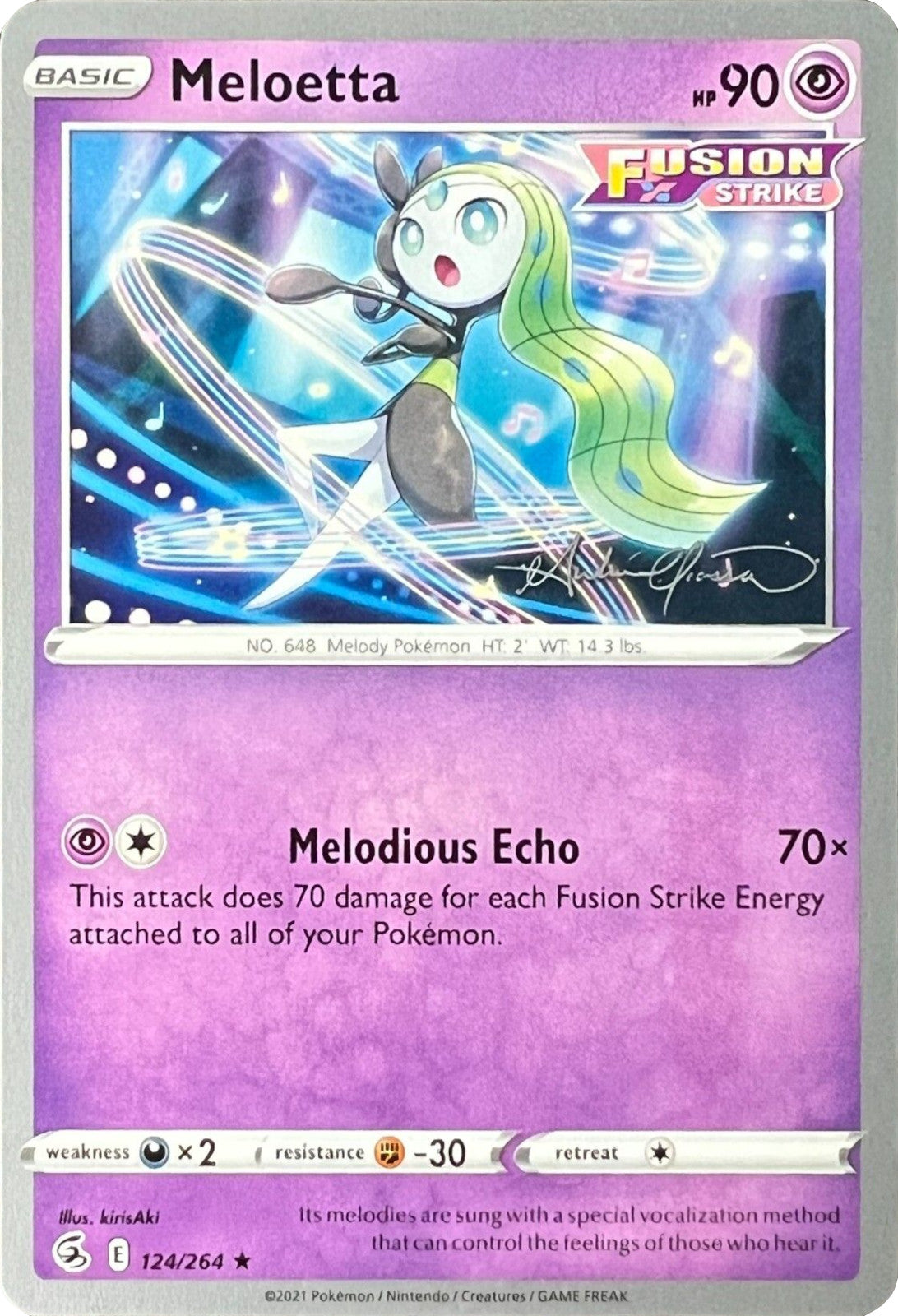 Meloetta (124/264) (The Shape of Mew - Andre Chiasson) [World Championships 2022] | Gear Gaming Bentonville