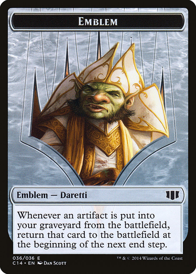 Daretti, Scrap Savant Emblem // Tuktuk the Returned Double-sided Token [Commander 2014 Tokens] | Gear Gaming Bentonville