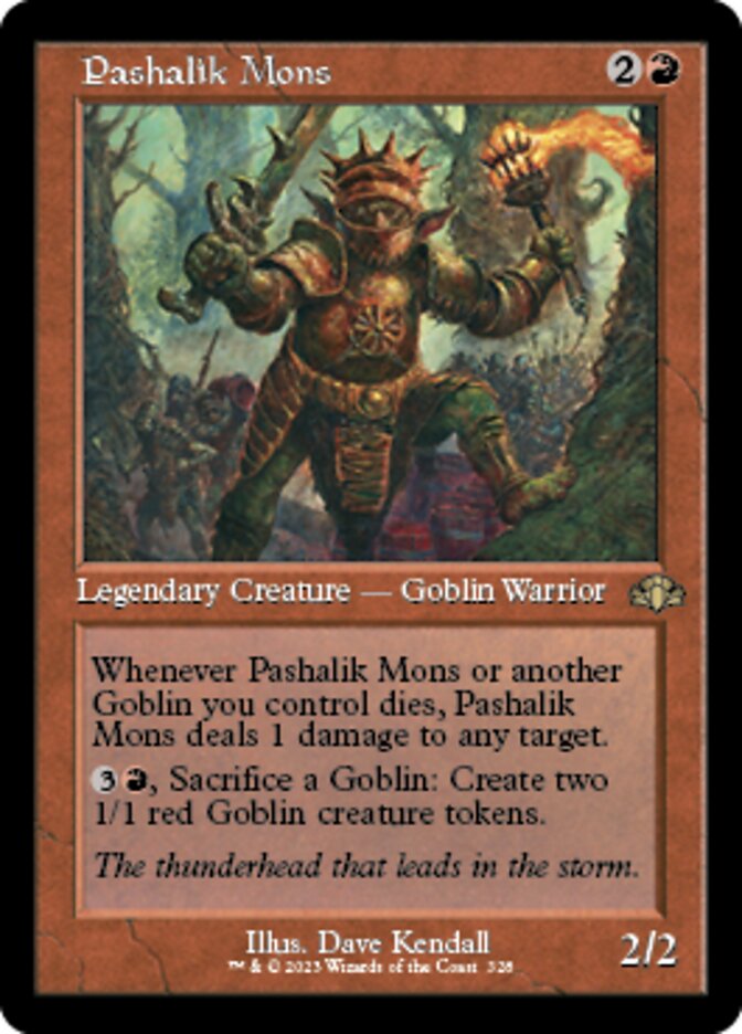 Pashalik Mons (Retro) [Dominaria Remastered] | Gear Gaming Bentonville