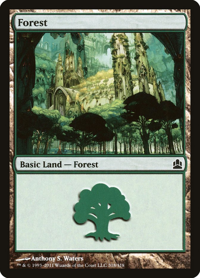 Forest (318) [Commander 2011] | Gear Gaming Bentonville