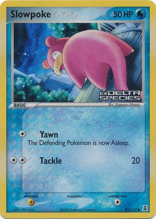 Slowpoke (83/113) (Stamped) [EX: Delta Species] | Gear Gaming Bentonville