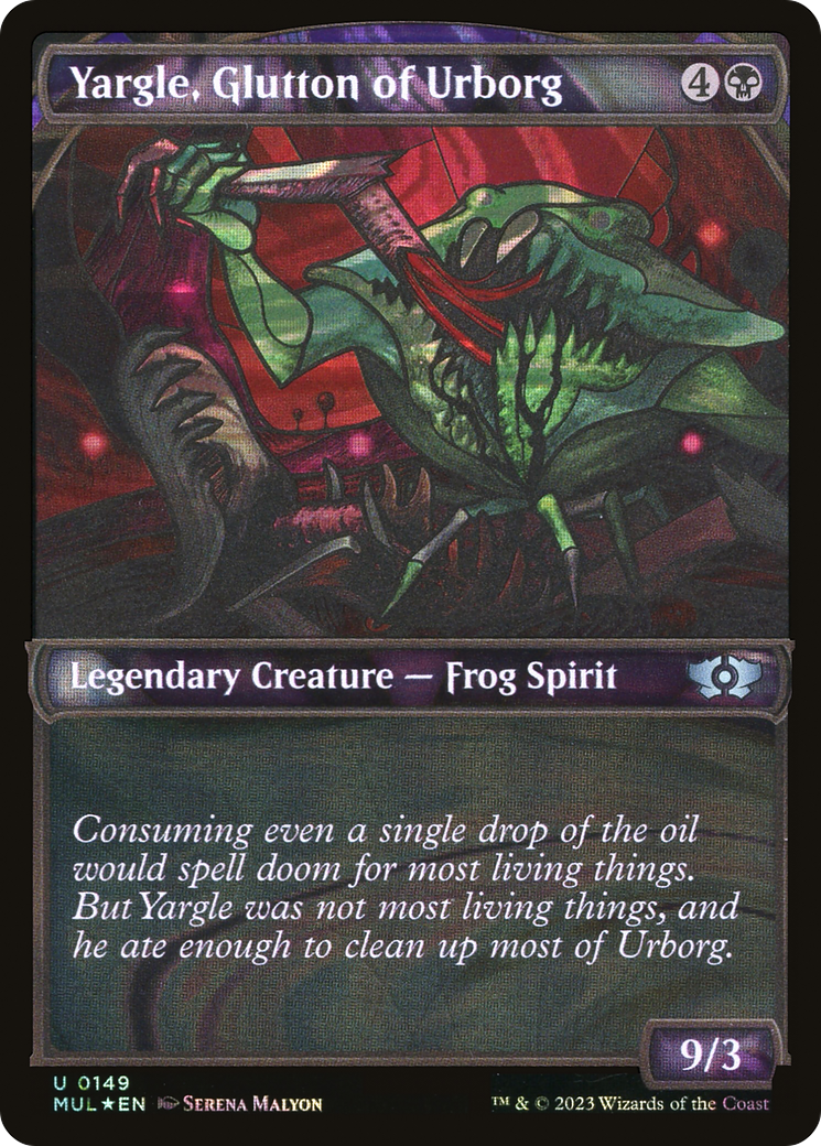 Yargle, Glutton of Urborg (Halo Foil) [Multiverse Legends] | Gear Gaming Bentonville