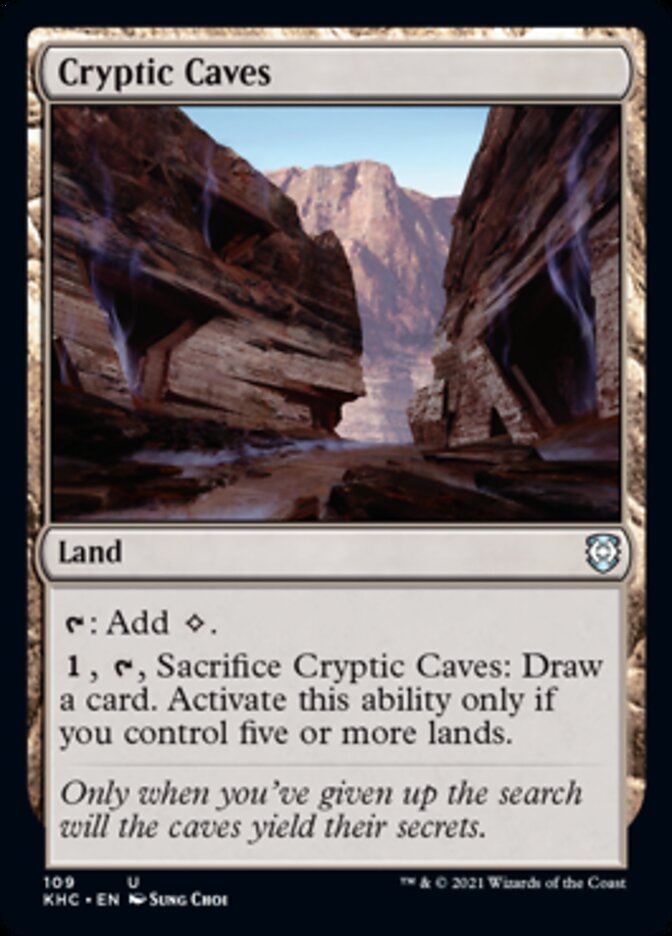 Cryptic Caves [Kaldheim Commander] | Gear Gaming Bentonville