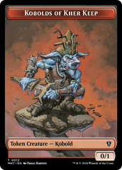 Gold // Kobolds of Kher Keep Double-Sided Token [Murders at Karlov Manor Commander Tokens] | Gear Gaming Bentonville