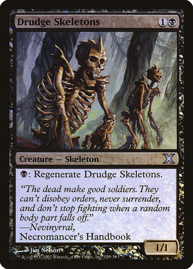 Drudge Skeletons (Premium Foil) [Tenth Edition] | Gear Gaming Bentonville