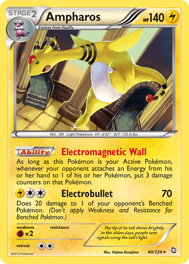 Ampharos (40/124) [Black & White: Dragons Exalted] | Gear Gaming Bentonville