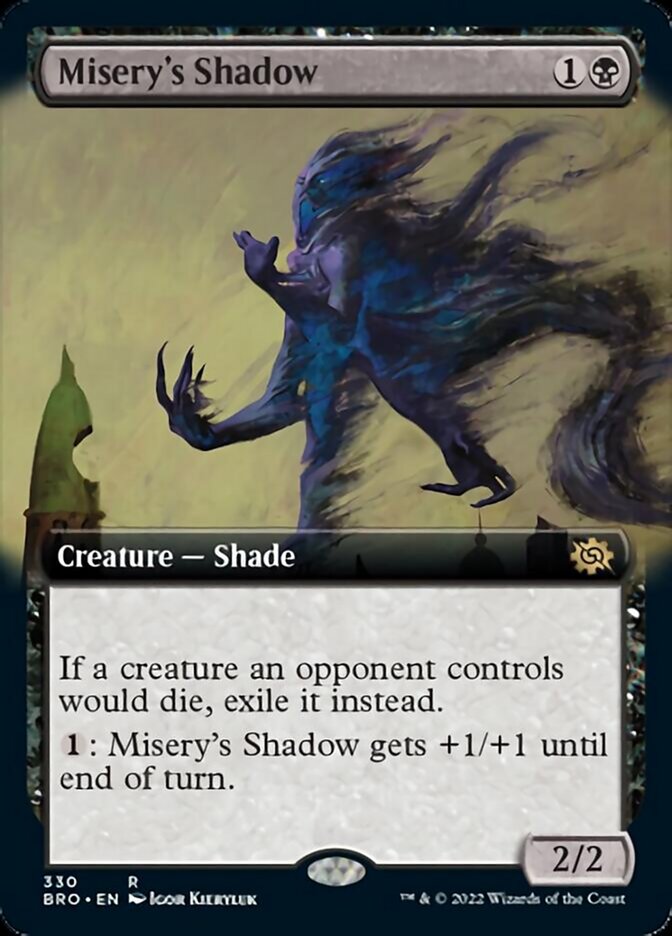 Misery's Shadow (Extended Art) [The Brothers' War] | Gear Gaming Bentonville