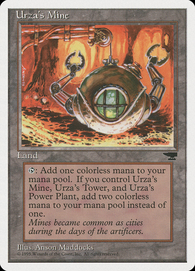 Urza's Mine (Orange Background) [Chronicles] | Gear Gaming Bentonville