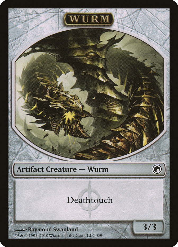 Wurm (Deathtouch) [Scars of Mirrodin Tokens] | Gear Gaming Bentonville