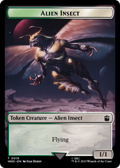 Alien Salamander // Alien Insect Double-Sided Token [Doctor Who Tokens] | Gear Gaming Bentonville