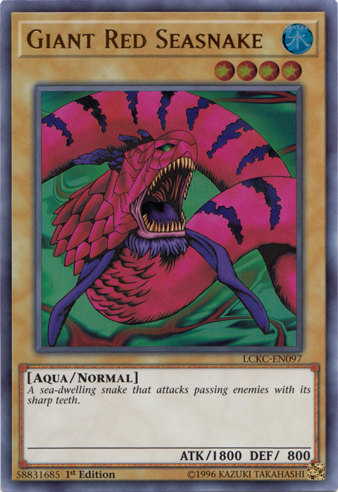 Giant Red Seasnake [LCKC-EN097] Ultra Rare | Gear Gaming Bentonville
