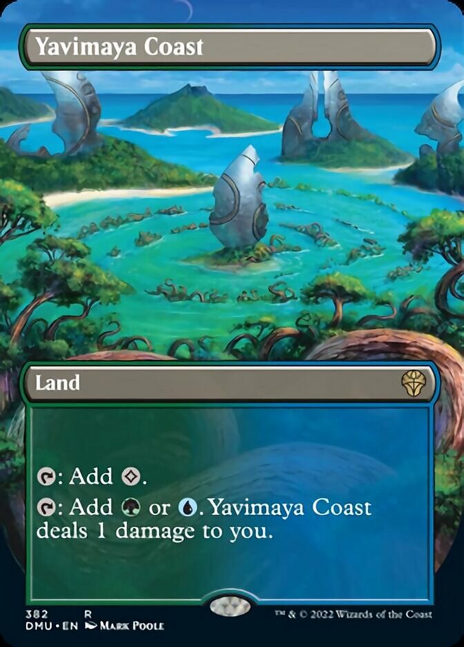 Yavimaya Coast (Borderless Alternate Art) [Dominaria United] | Gear Gaming Bentonville