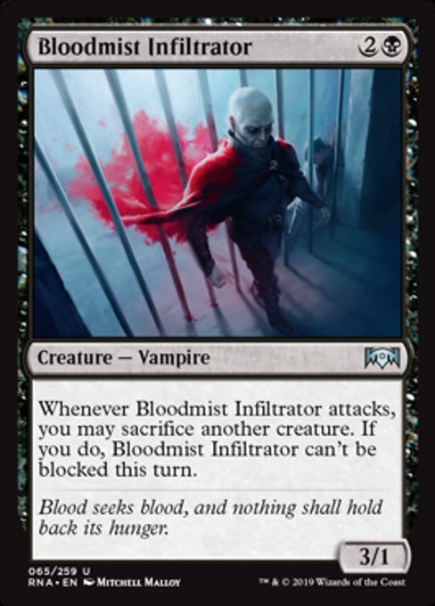 Bloodmist Infiltrator [Ravnica Allegiance] | Gear Gaming Bentonville