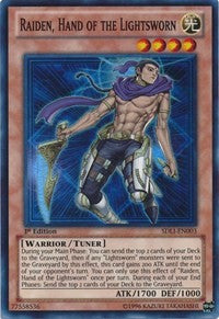 Raiden, Hand of the Lightsworn [Structure Deck: Realm of Light] [SDLI-EN003] | Gear Gaming Bentonville